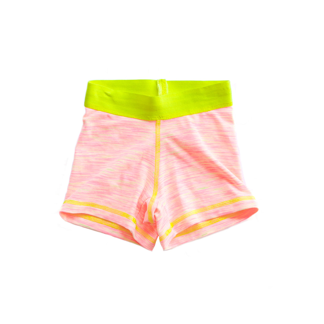 Surf Shorties - Yellow & Coral